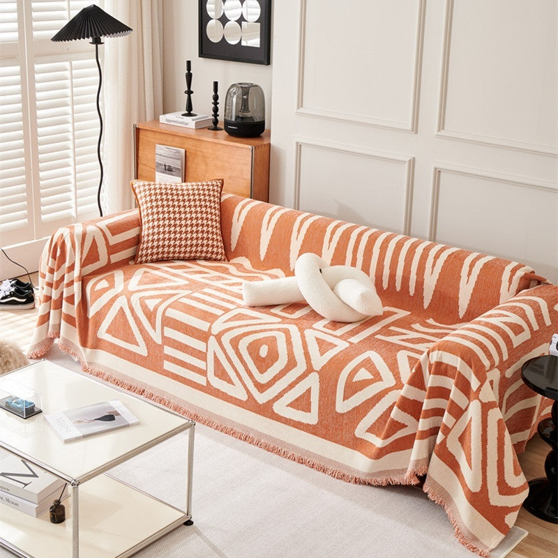 bohemian sofa cover boho chic couch cover boho style lounge cover 