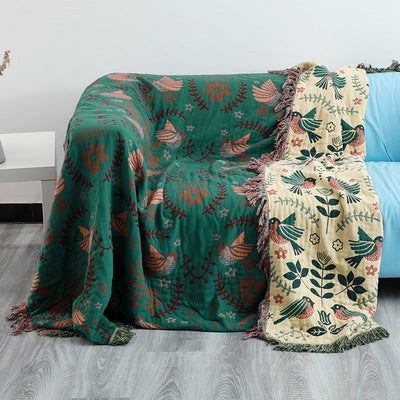 boho chic style cotton sofa cover