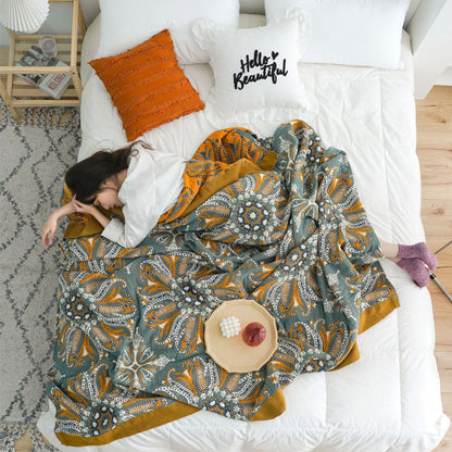colourful blanket for bed