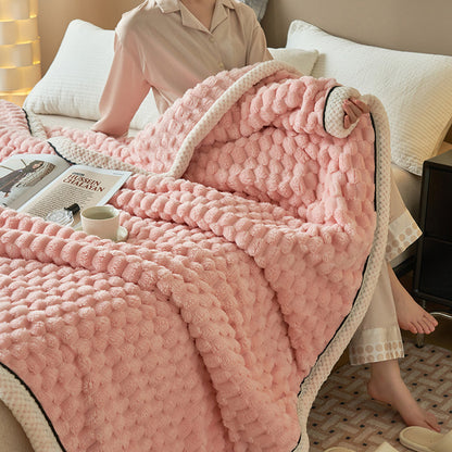 soft fleece warm blanket for winter for  comfort